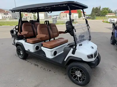 The 2026 HDK D-Max Ranger 4+2 is a premium electric utility cart built for both style and performanc...