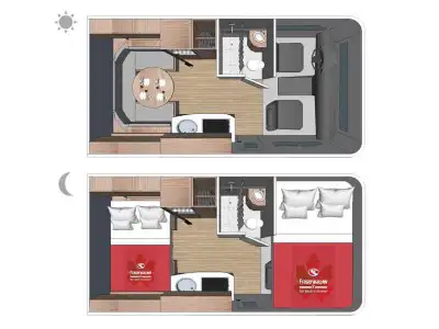 Embark on your next journey with the Adventurer 19RD Class C Motorhome. This gas-powered motorhome c...