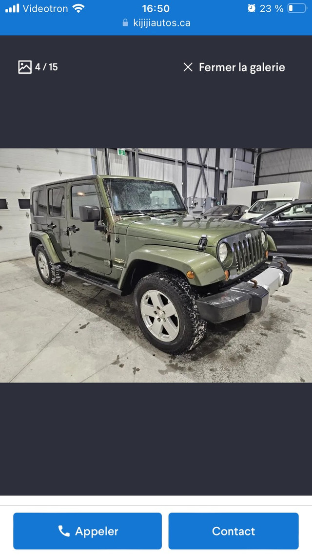 2008 Jeep Wrangler Unlimited Sahara in Cars & Trucks in Laval / North Shore - Image 2
