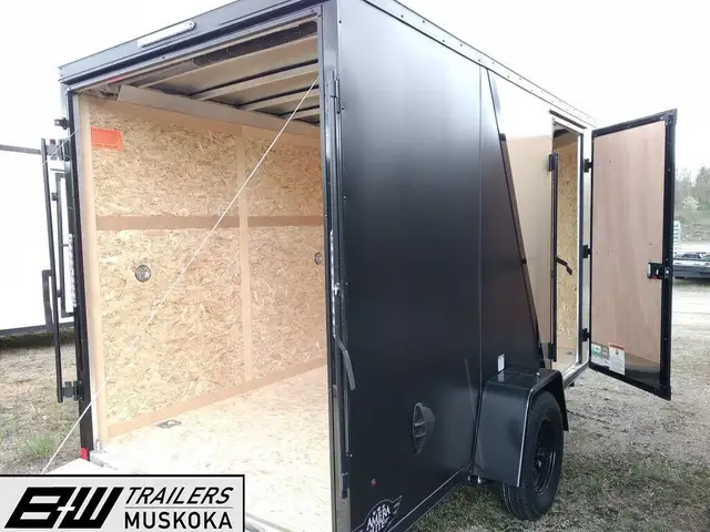  2024 Amera-Lite ALDR612SA Tan & Black Slant Vnose Cargo 6x12ft  in Cargo & Utility Trailers in Muskoka - Image 6