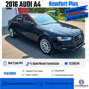 2016 Audi A4 Komfort plus