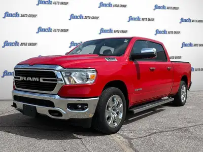 2019 Ram 1500 Big Horn Crew Cab 4x4 – Flame Red with 6-Foot Box and Low KilometersExterior Color: Fl...
