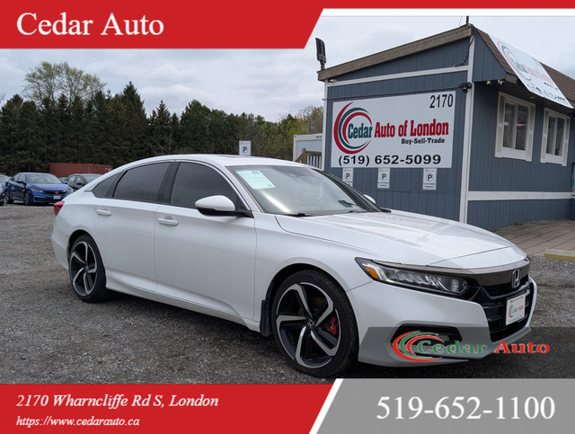 2019 Honda Accord Sedan 2 YEAR POWERTRAIN WARRANTY | Sport Manua in Cars & Trucks in London - Image 2