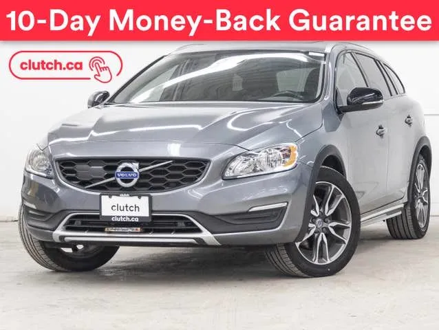 2017 Volvo V60 Cross Country T5 AWD w/ Rearview Cam, Bluetooth,