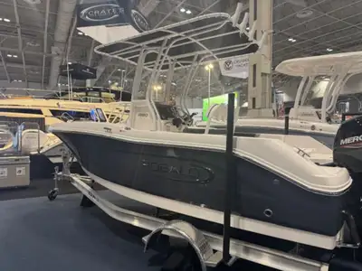 Includes Mercury 150HP XL, Custom Trailer, Powder Coated T-Top, Trim Tabs, Simrad GO7 Gps/Sonar, Sea...