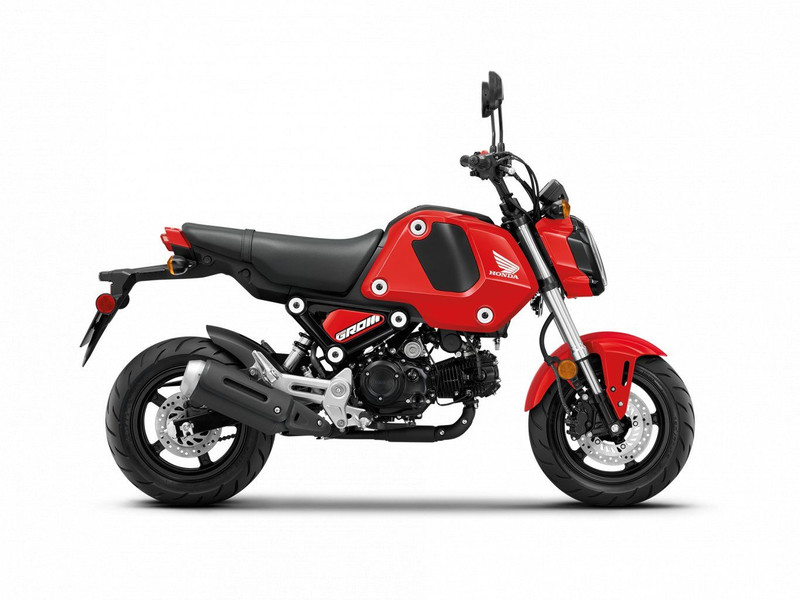 2023 Honda GROM STANDARD Red Street Cruisers Choppers