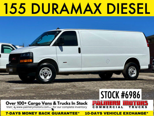 2021 GMC Savana Cargo Van 3500 Extended 155" DIESEL in Cars & Trucks in Mississauga / Peel Region