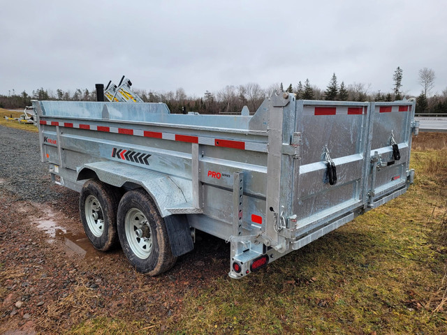  2025K-Trail 82"x14' 14k Dump Trailer in Cargo & Utility Trailers in Truro - Image 4