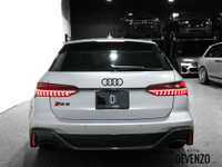2022 Audi RS6 Avant 4.0T Quattro, Silver Metallic on Black/Red Stitching Valcona Leather, Carbon Opt... (image 4)