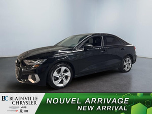 2022 Audi A3 PREMIUM QUATTRO CUIR CHAUFFANT TOIT PANO CARPLAY