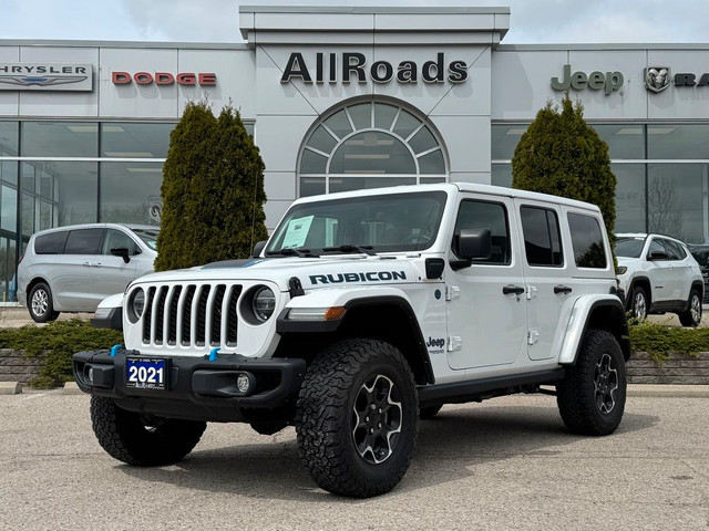 2021 Jeep Wrangler 4xe 1 owner clen 4xe Rubicon/ safety/cold wth in Cars & Trucks in London