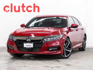2018 Honda Accord Sport w/Apple CarPlay & Android Auto, Heated Front Seats, Backup Cam