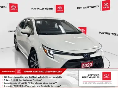 All Services Completed, One Owner verified, Accident Free, Don Valley North Toyota Original, Bought...
