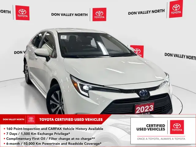 2023 Toyota Corolla Hybrid LE CERTIFIED | ACCIDENT FREE | SAF... in Cars & Trucks in City of Toronto - Image 2