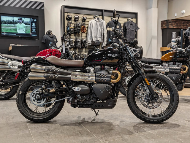 2024 Triumph Scrambler 900 Jet Black in Street, Cruisers & Choppers in Winnipeg - Image 2