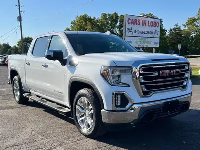2021 GMC SIERRA K1500 SLT! COMES CERTIFIED, CARFAX AVAILABLE, ONE OWNER! V8, VERY CLEAN, LEATHER SEA...