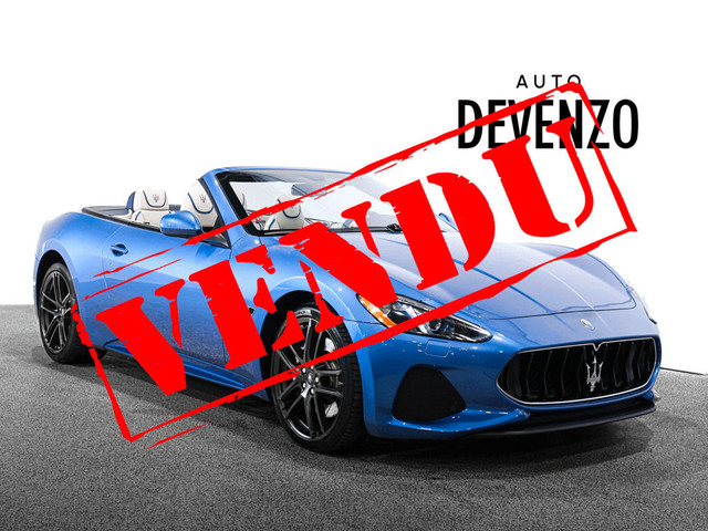  2018 Maserati GRANTURISMO CONVERTIBLE Sport 4.7L 454hp in Cars & Trucks in Laval / North Shore