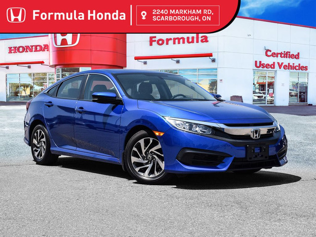 2016 Honda Civic EX EX | 1OWNER| SAFETIED CERTIFIED| MOONROOF in Cars & Trucks in City of Toronto