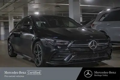This Mercedes-Benz CLA has a strong Intercooled Turbo Premium Unleaded I-4 2.0 L/121 engine powering...