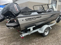 2023 Crestliner SuperHawk 1750 Mercury 150 hp