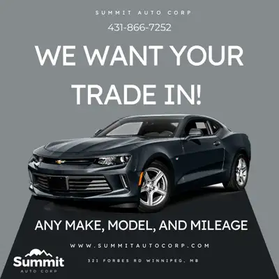 Hi Winnipeg! Here at Summit Auto Corp, we are a small, locally owned used car dealership right here...