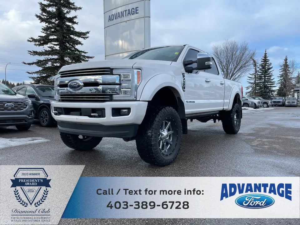 2018 Ford F-350 Platinum Platinum Ultimate Package, Twin Pane...
