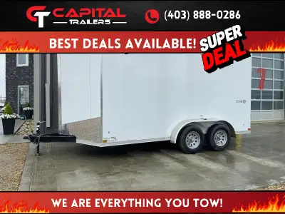 DELIVERY IN CALGARY & SURROUNDING AREAS AVAILABLE. 2024 Stealth Titan Series 7' X 14' Enclosed Cargo...