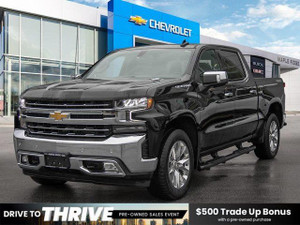 2021 Chevrolet Silverado 1500 LTZ | One Owner | 3.0L Diesel | Crew Cab | Leather | Sunroof | 4WD