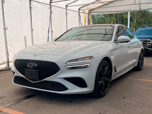 2022 GENESIS G70 3.3T SPORT AWD *TOIT* CUIR ROUGE *BREMBO* HUD * in Cars & Trucks in Laurentides