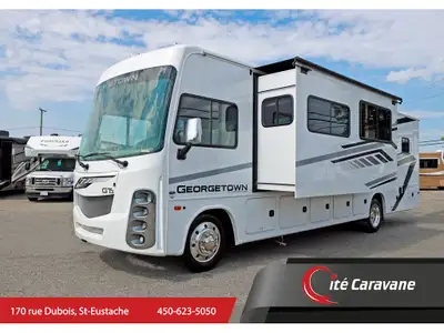 Forest River Georgetown GT3 32A3 Classe A Son équipement complet débute par 2 extensions , caméras l...