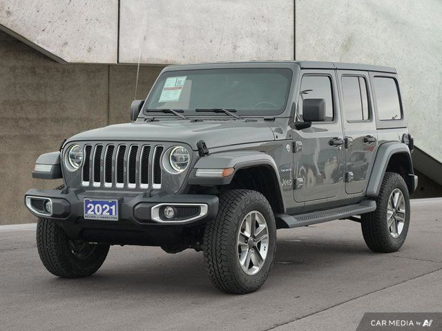 2021 Jeep Wrangler Unlimited Sahara | Clean Carfax | One Owner in Cars & Trucks in Hamilton