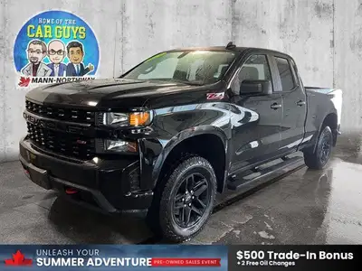 Command the road with this powerful 2019 Chevrolet Silverado 1500 Custom Trail Boss Extended Cab. Bo...