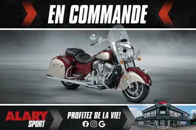 Cette MOTOCYCLETTE INDIAN SPRINGFIELD 2025 est disponible DÈS MAINTENANT! Contactez-nous au 450-420-...