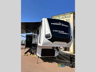 Forest River Cedar Creek Experience fifth wheel 39RKB highlights: Middle Den Mid Bunk Room or Office...