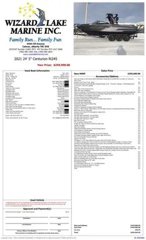 2021 Centurion Ri245 in Powerboats & Motorboats in Kelowna - Image 23