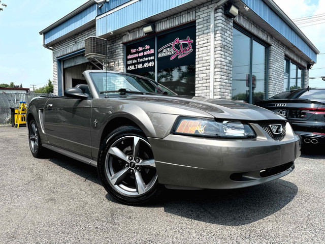 2002 Ford Mustang 2dr Convertible V6 Cuir MAN **5 SPEED** dans Autos et camions  à Longueuil/Rive Sud
