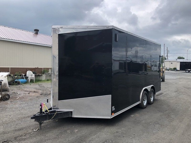 *EN INVENTAIRE* HYPER-HD 8.5X16 + VNOSE 7.3 DE HAUT (RAMP +295$) in Cargo & Utility Trailers in Québec City - Image 2