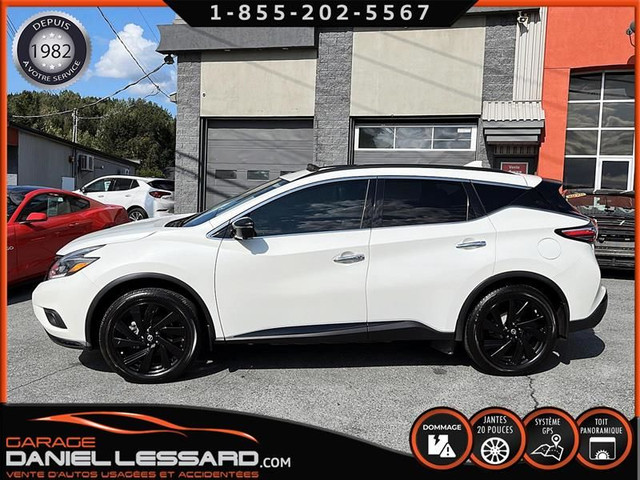 Nissan Murano PAS VGA SL AWD MIDNIGHT MAG 20" 3.5L GPS TOIT 2018 in Cars & Trucks in St-Georges-de-Beauce - Image 3