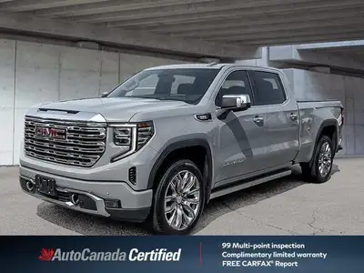 Command the road with this 2025 GMC Sierra 1500 Denali Crew Cab, a fresh trade-in boasting only 17,6...