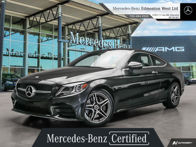 2019 Mercedes-Benz C-Class 300 4MATIC Coupe - Very Low Kilometer