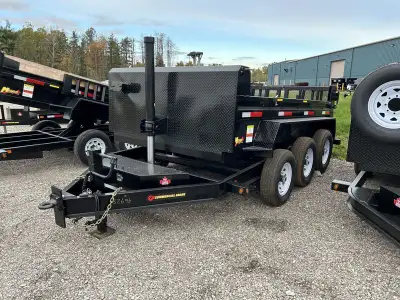 Miska Ultra Low Pro 10 Ton Tri-Axle Dump Trailers 21,000lb GVWR - LOADED with our Contractor's Packa...