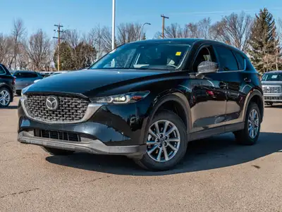 Our 2025 Mazda CX-5 GS AWD helps redefine refinement in Jet Black Mica! Powered by a 2.5 Litre 4 Cyl...