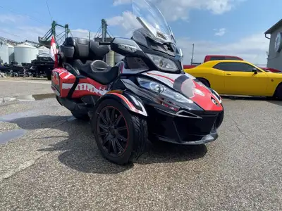 2014 Can-Am Spyder RT-S SE6 Team Vincent Motorsports 2014 Canam Spyder RT-S SE6 Drivers backrest, ga...