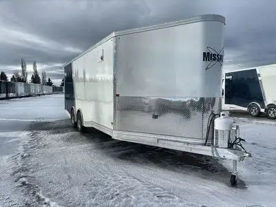 New for 2025 - 6' V-Nose!8.5 X 22' - All Aluminum , Two-Tone, All Sport Package, Upgraded 6,000 lb T...