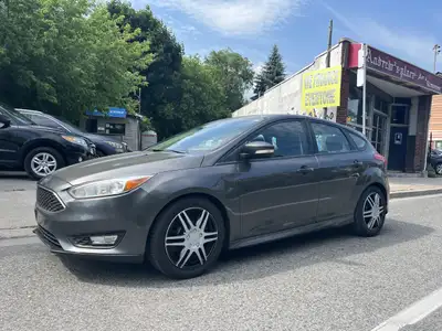 2016 FORD FOCUS SE HATCHBACK / BACK UP CAMERA JUST ARRIVED, 5DR, 4CYL, AUTO, GREY EXTERIOR, PWR STEE...