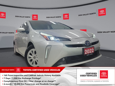 2022 Toyota Prius GRADE | ACCIDENT FREE | APPLE CARPLAY | LOW...