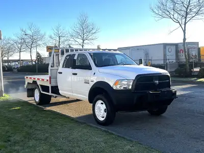 2014 Dodge Ram 5500 Dually with 9FT Flatdeck Flatdeck measurements 9FT 6in. Long 8FT Wide 6 Speed Ai...
