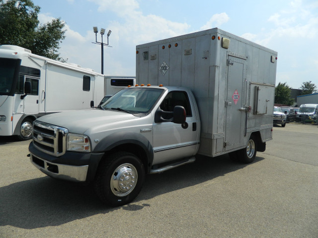 2007 Ford F 550 4X4 LUDE TRUCK WITH V-MAC COMPRESSOR  / ONLY 82  in Cars & Trucks in Edmonton