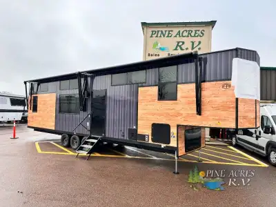 Forest River Cedar Creek 41FWC highlights: Rear Living Area COMPOSITE FLOORS VIXENITE SLIDE OUT FLOO...