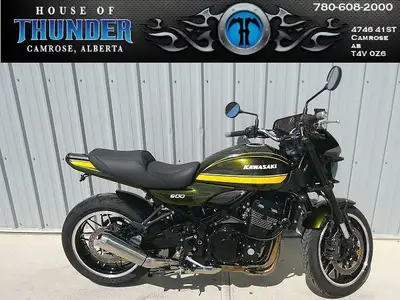 Reigniting the classic style of the original Z1 900 motorcycle, the Kawasaki Z900RS ABS motorcycle c...